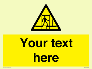 Custom Scaffold Incomplete Sign